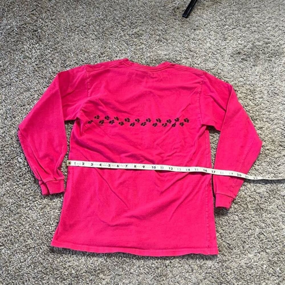 Crazy Shirt Long Sleeve Crew Neck T-Shirt Casual Barbiecore Pink Kids Girl Large - Picture 3 of 4